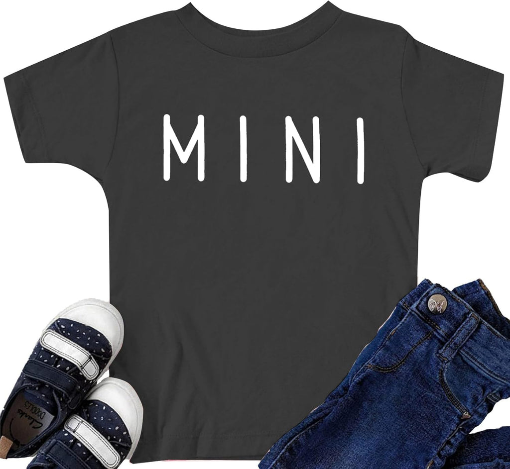 Mama and Mini Shirt Mommy and Me Shirts Mom and Baby Matching Outfits Family Short Sleeve Tees