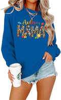 FLOYU Autism Mama Sweatshirt Autism Awareness - Shirt Women Autism Acceptance Tops Autism Puzzle Clothes