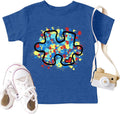 Autism Awareness Shirt Kids Puzzle Piece Autism Support Graphic T-Shirt Toddler Boys Girls Autistic Tops