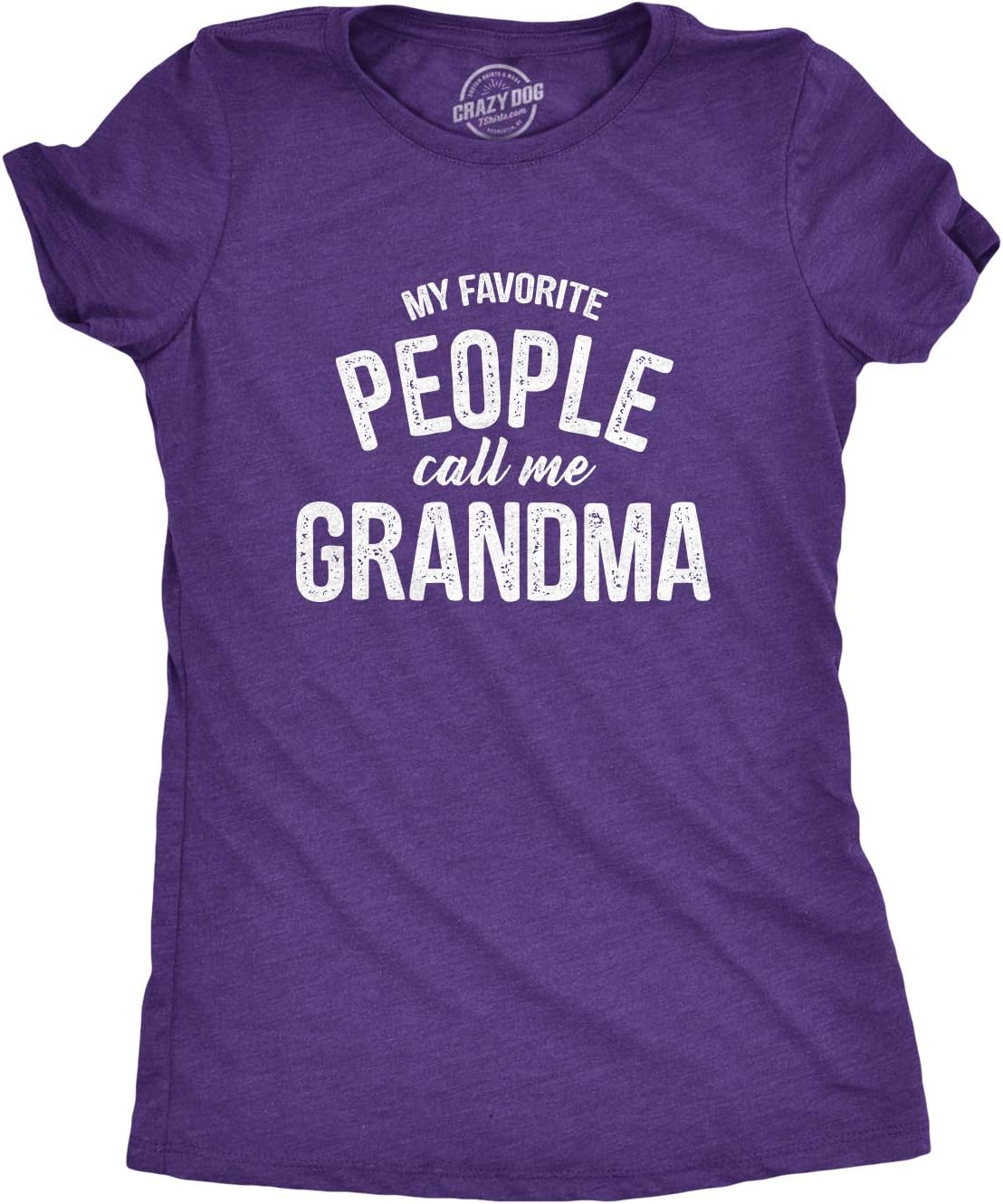 Womens My Favorite People Call Me Grandma T Shirt Funny Mothers Day Tee Ladies Mother Shirt