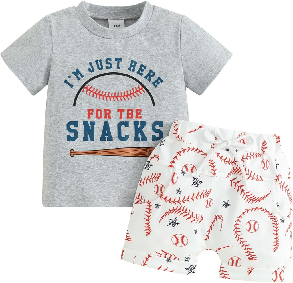 BemeyourBBs Toddler Baby Boy Summer Clothes Funny Letter T Shirt Elastic Waist Pockets Shorts Set 2 Piece Outfit