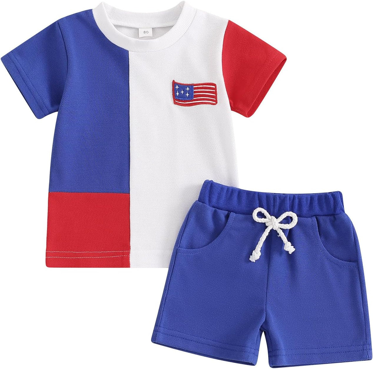 BemeyourBBs Toddler Baby Boy Summer Clothes Funny Letter T Shirt Elastic Waist Pockets Shorts Set 2 Piece Outfit
