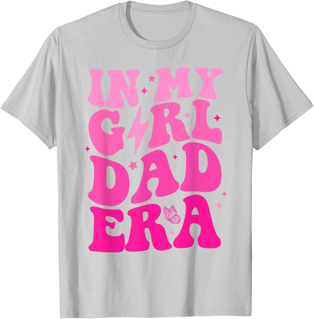 In My Dad Era Girl Groovy Retro Papa Fathers Day