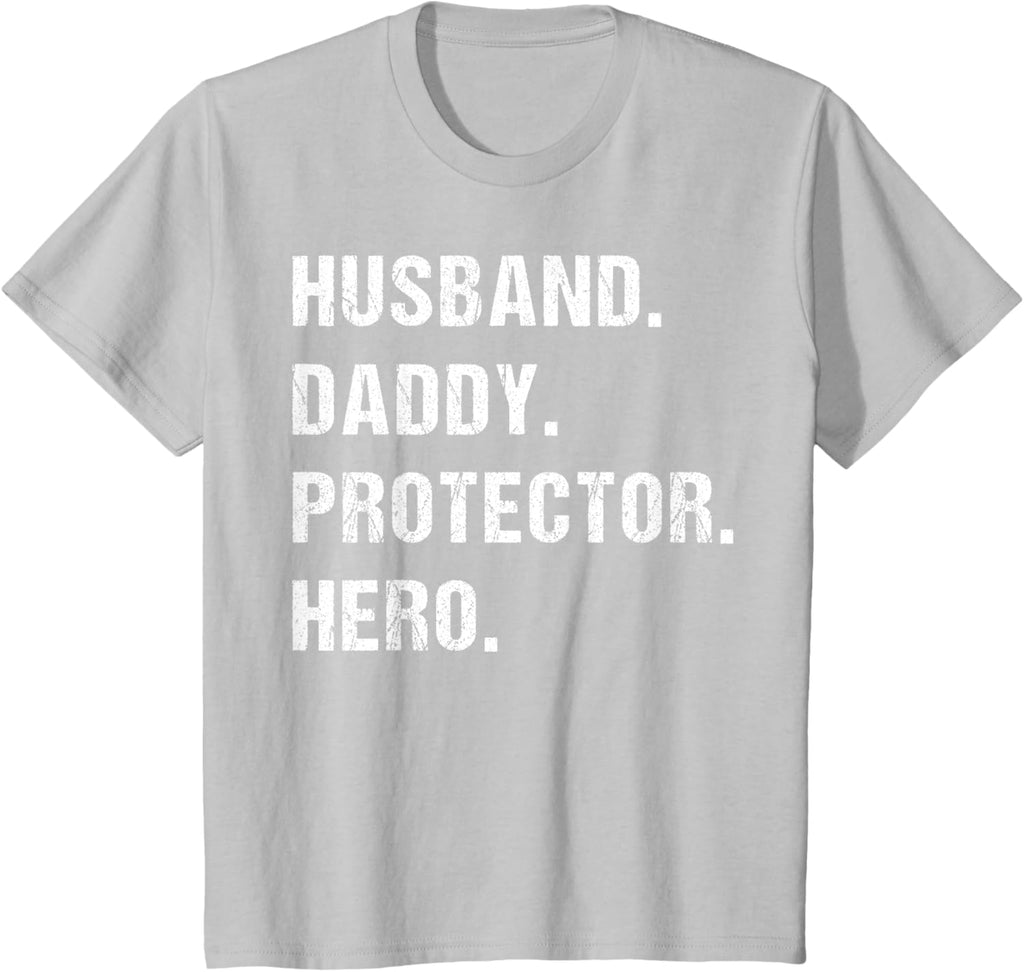 Husband Daddy Protector Hero Fathers Day Gift For Dad Wife