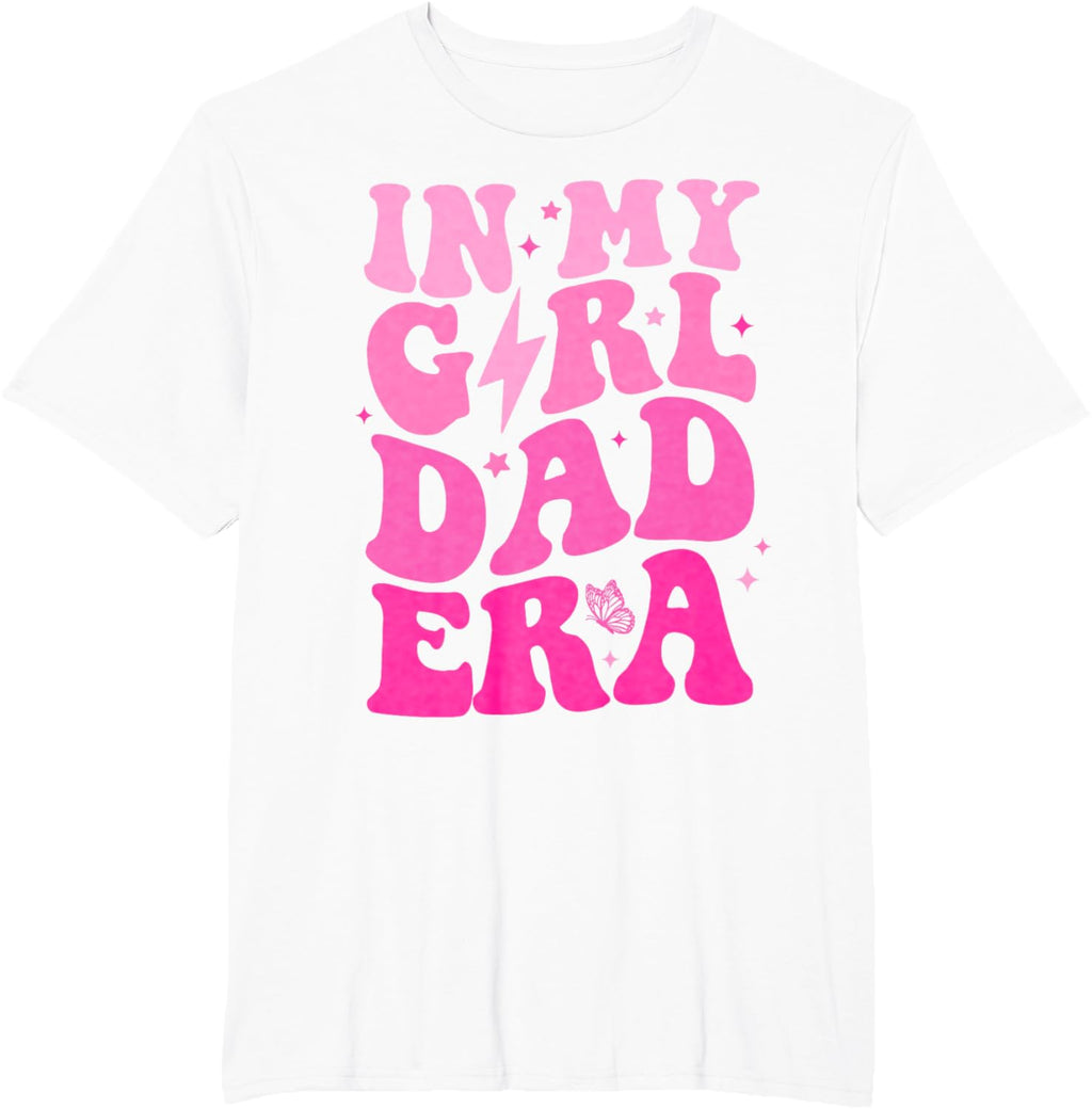 In My Dad Era Girl Groovy Retro Papa Fathers Day