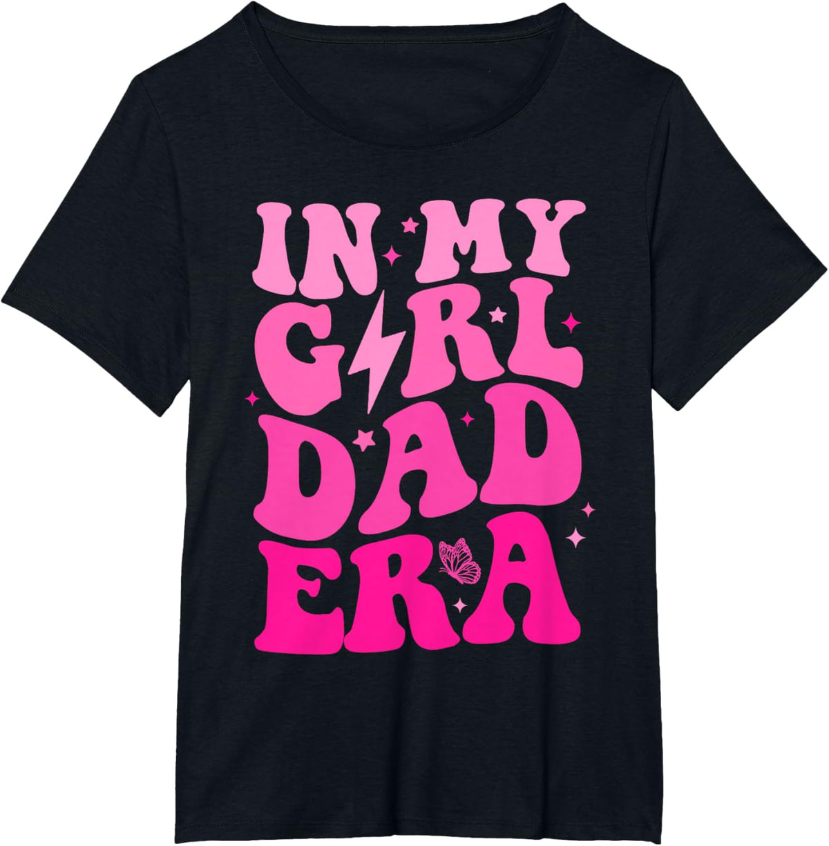 In My Dad Era Girl Groovy Retro Papa Fathers Day