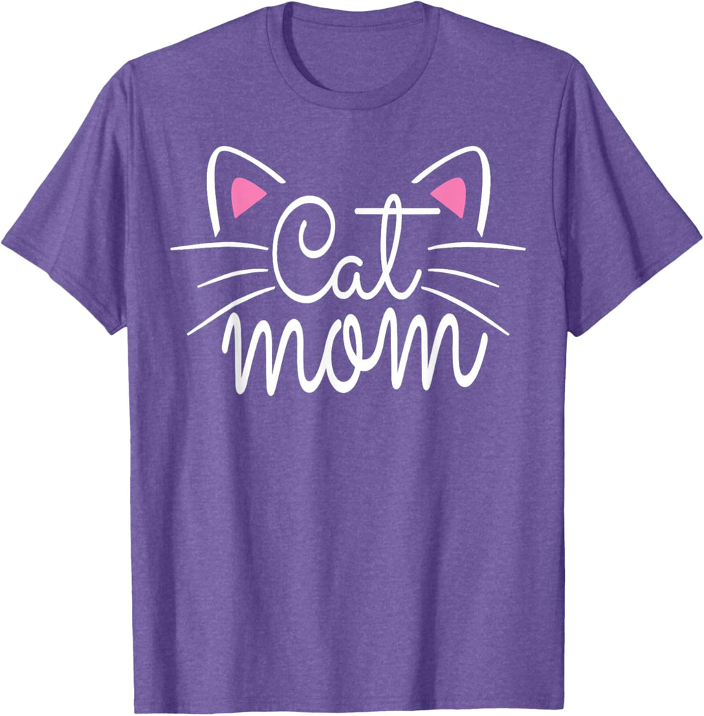 Cat Mom Happy Mothers Day For Cat Lovers Family Matching Mother Shirt