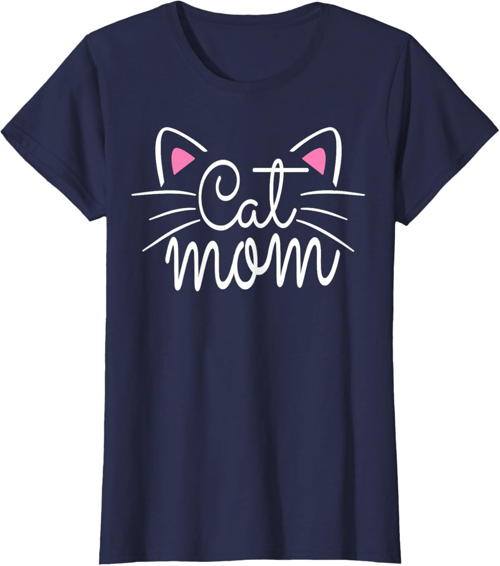 Cat Mom Happy Mothers Day For Cat Lovers Family Matching Mother Shirt