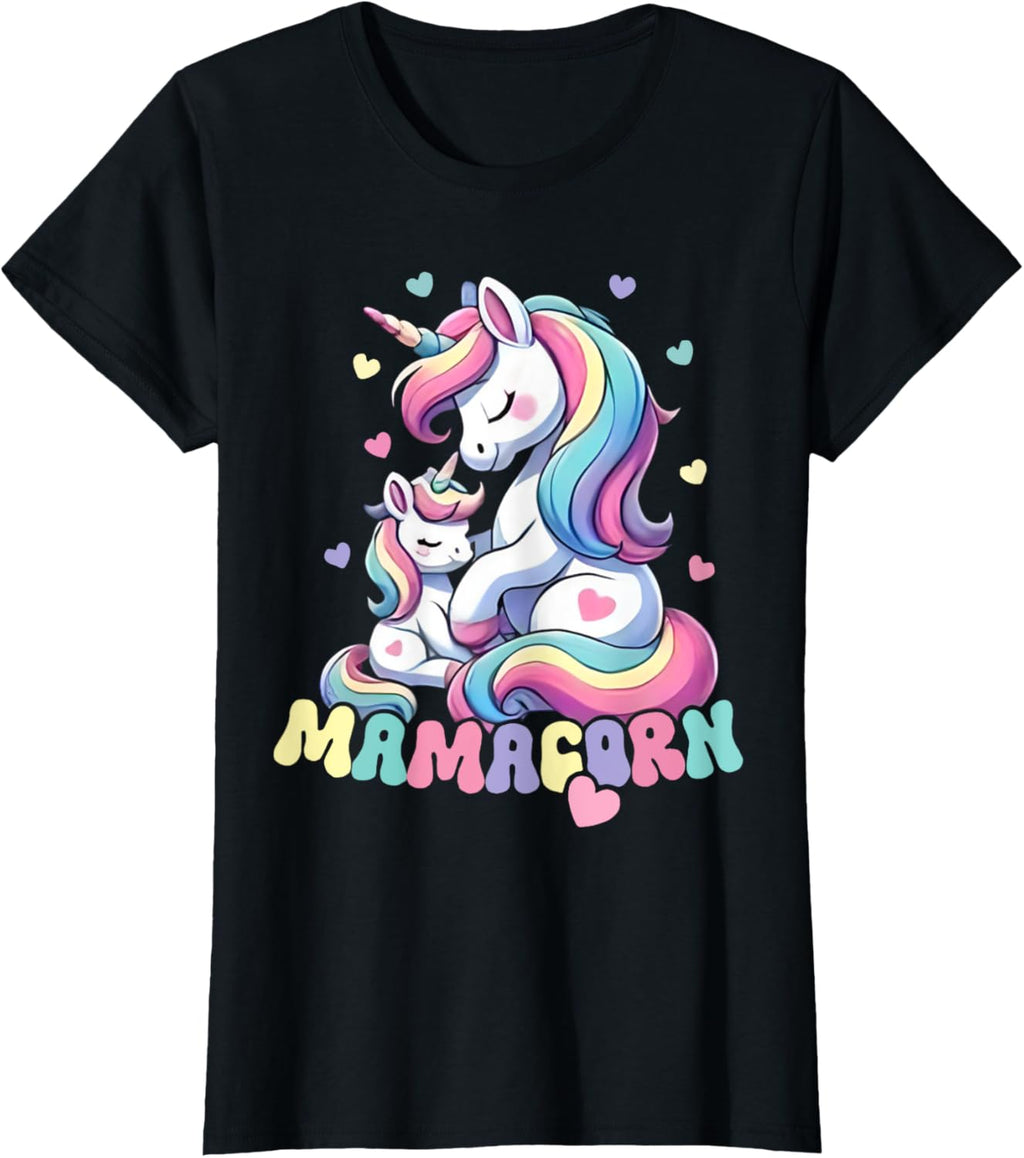 Funny Mamacorn Costume Mothers Day Unicorn Mom Women Mother