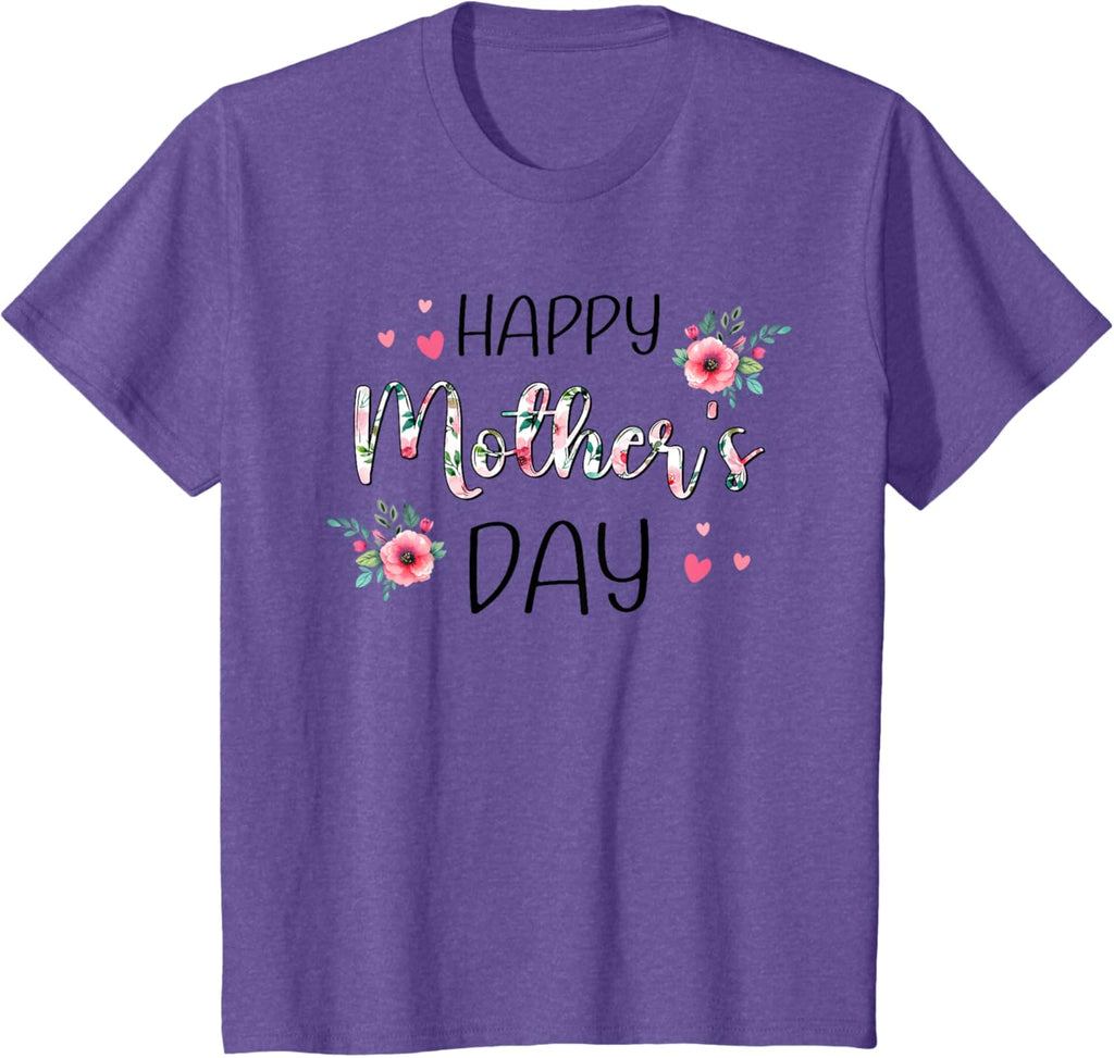 Happy Mothers Day Shirts for Women, Mom Tshirt Grandma Gift Mother Shirt