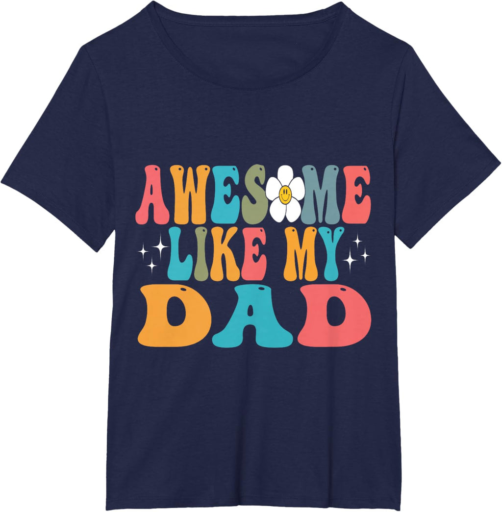 awesome like my dad matching fathers day family kids Groovy