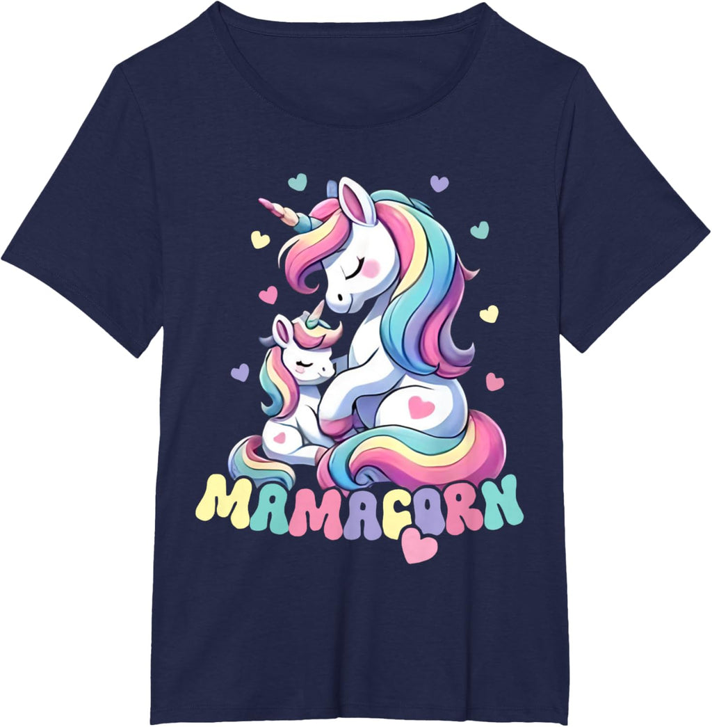 Funny Mamacorn Costume Mothers Day Unicorn Mom Women Mother