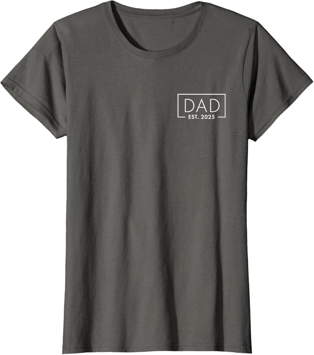 Birth Gift Co. Funny 1st Time Dad EST 2025 New Dad New First Fathers Day
