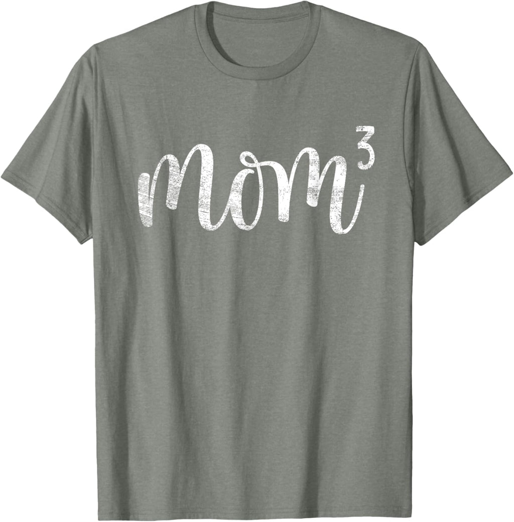 Mom3 Mom Cubed Mother of Three Mama of 3 Gifts Mothers Day