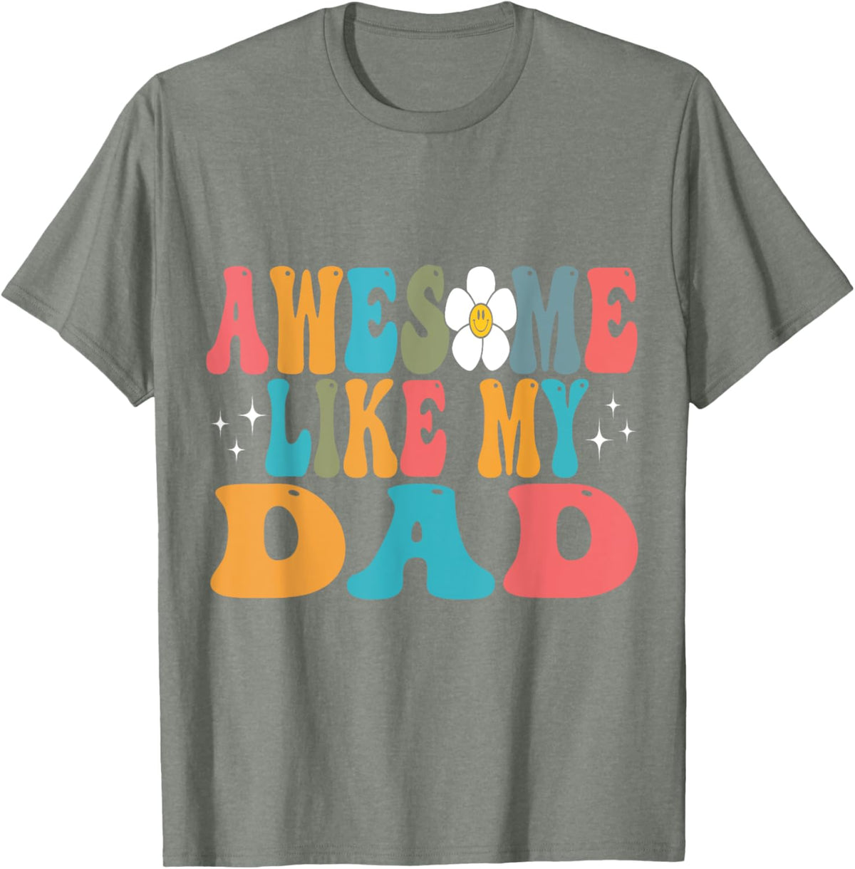 awesome like my dad matching fathers day family kids Groovy