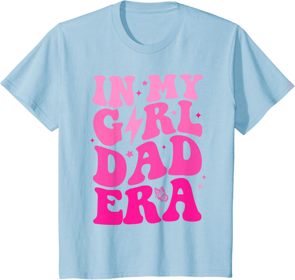 In My Dad Era Girl Groovy Retro Papa Fathers Day