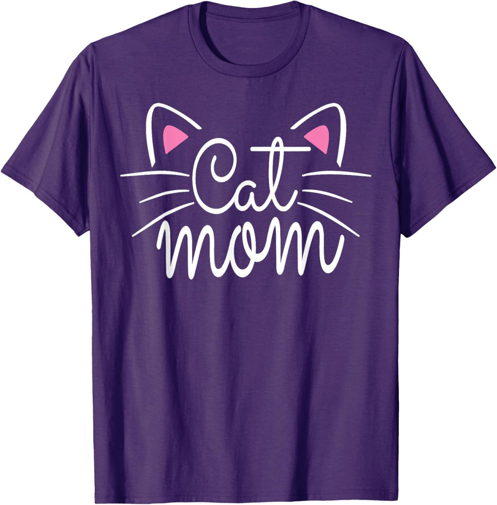 Cat Mom Happy Mothers Day For Cat Lovers Family Matching Mother Shirt