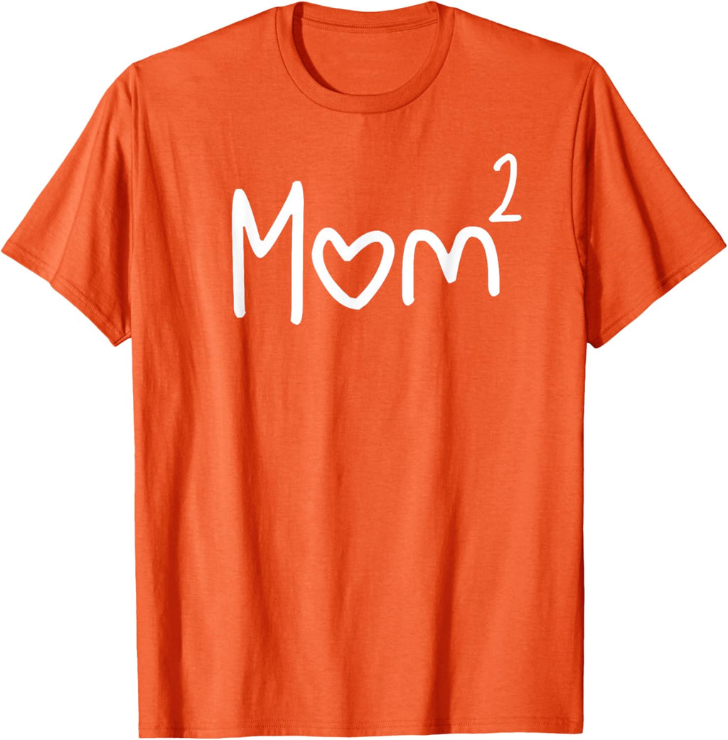Mom Of Two Kid Mother Day Shirt Mom 2 Squared Mommy Shirt
