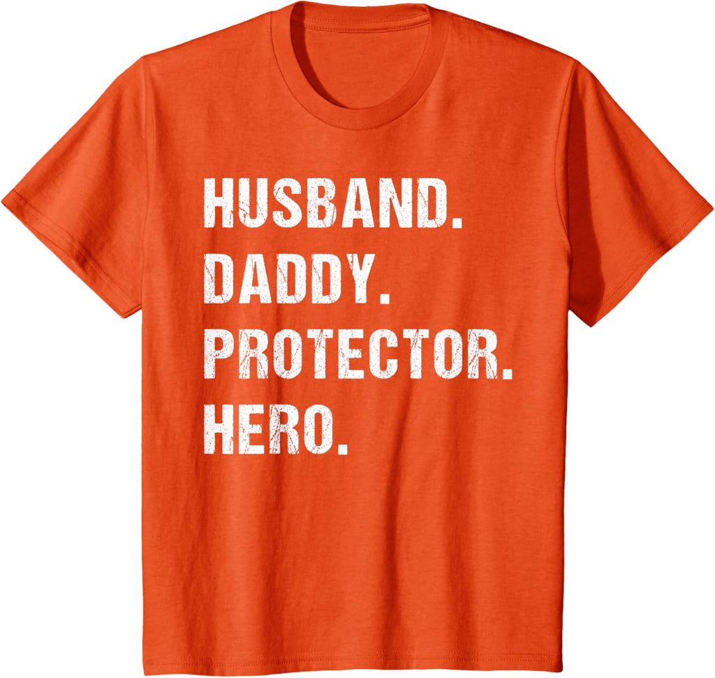 Husband Daddy Protector Hero Fathers Day Gift For Dad Wife