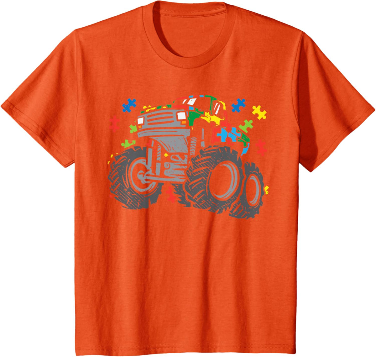 Kids Monster Truck Puzzles Cute Kids Autism Awareness ASD Boys