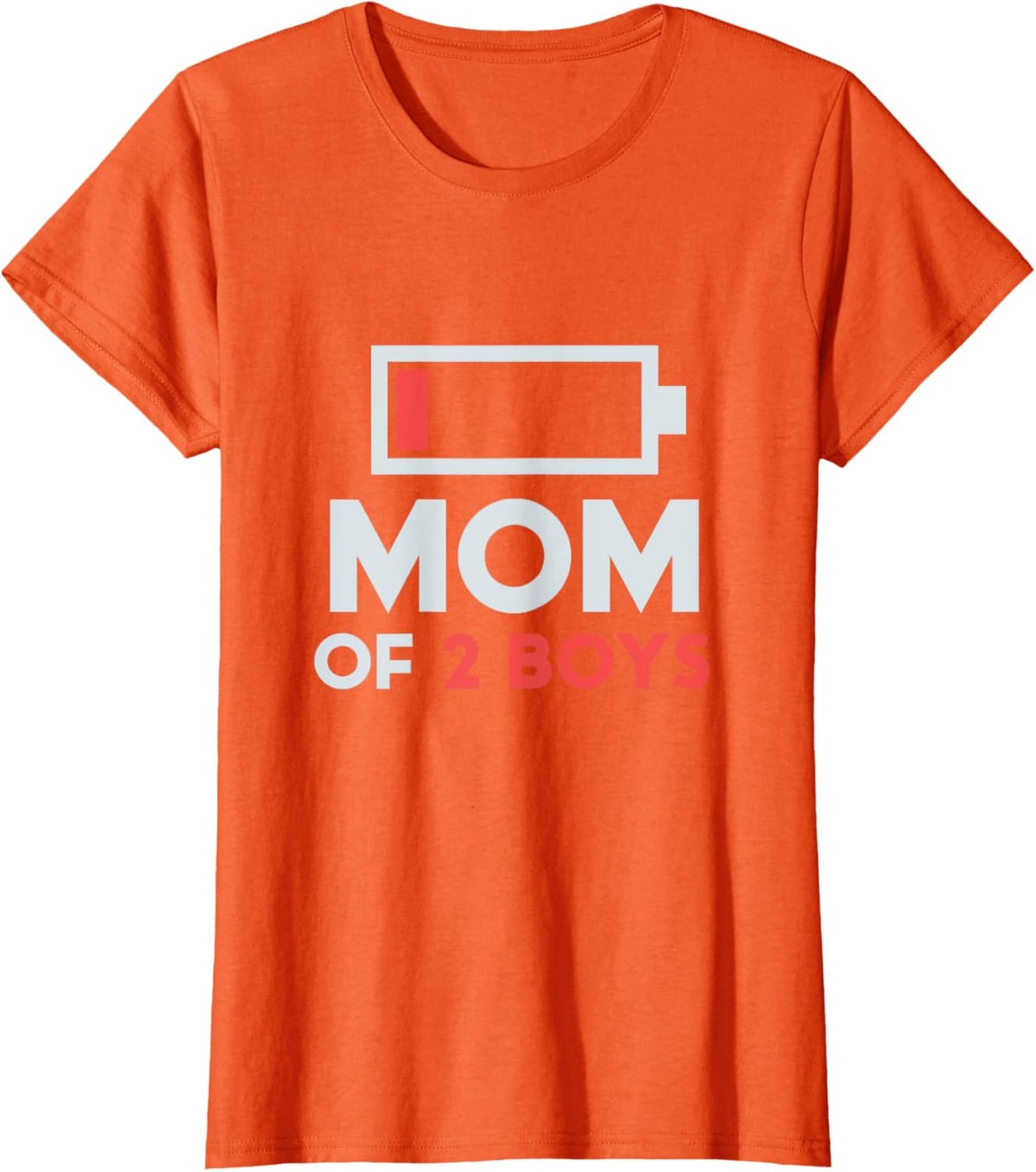 Mom of 2 Boys Gift from Son Mothers Day Birthday Women Mother Shirt