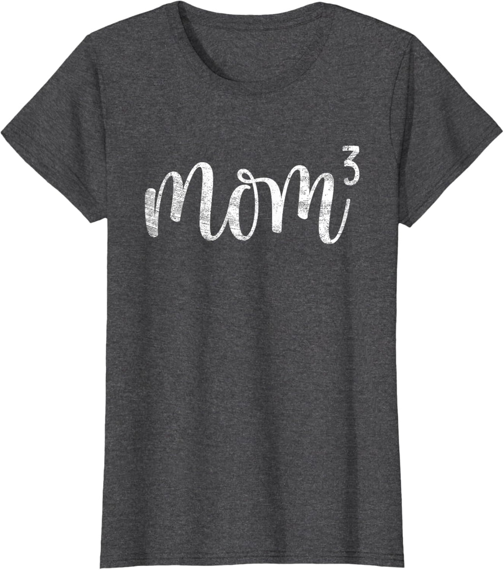 Mom3 Mom Cubed Mother of Three Mama of 3 Gifts Mothers Day