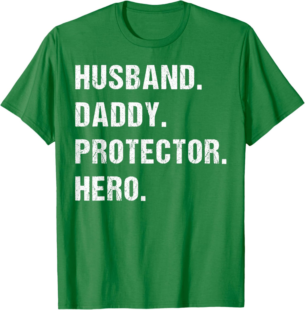 Husband Daddy Protector Hero Fathers Day Gift For Dad Wife
