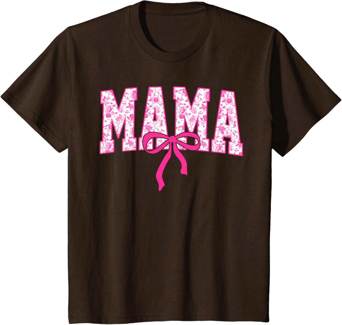 Coquette Pink Chinoiserie Mama Floral Bow Mom Mothers Day