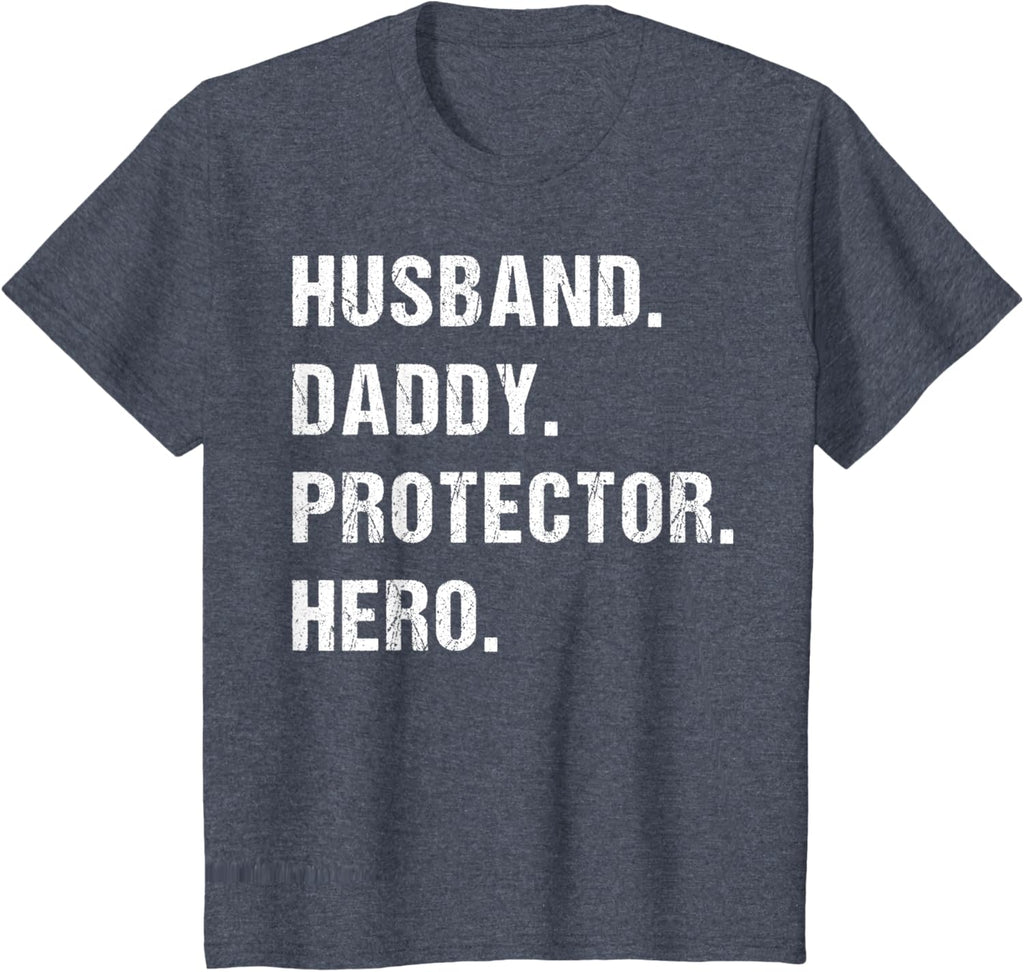 Husband Daddy Protector Hero Fathers Day Gift For Dad Wife