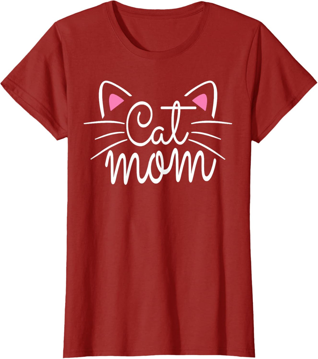Cat Mom Happy Mothers Day For Cat Lovers Family Matching Mother Shirt