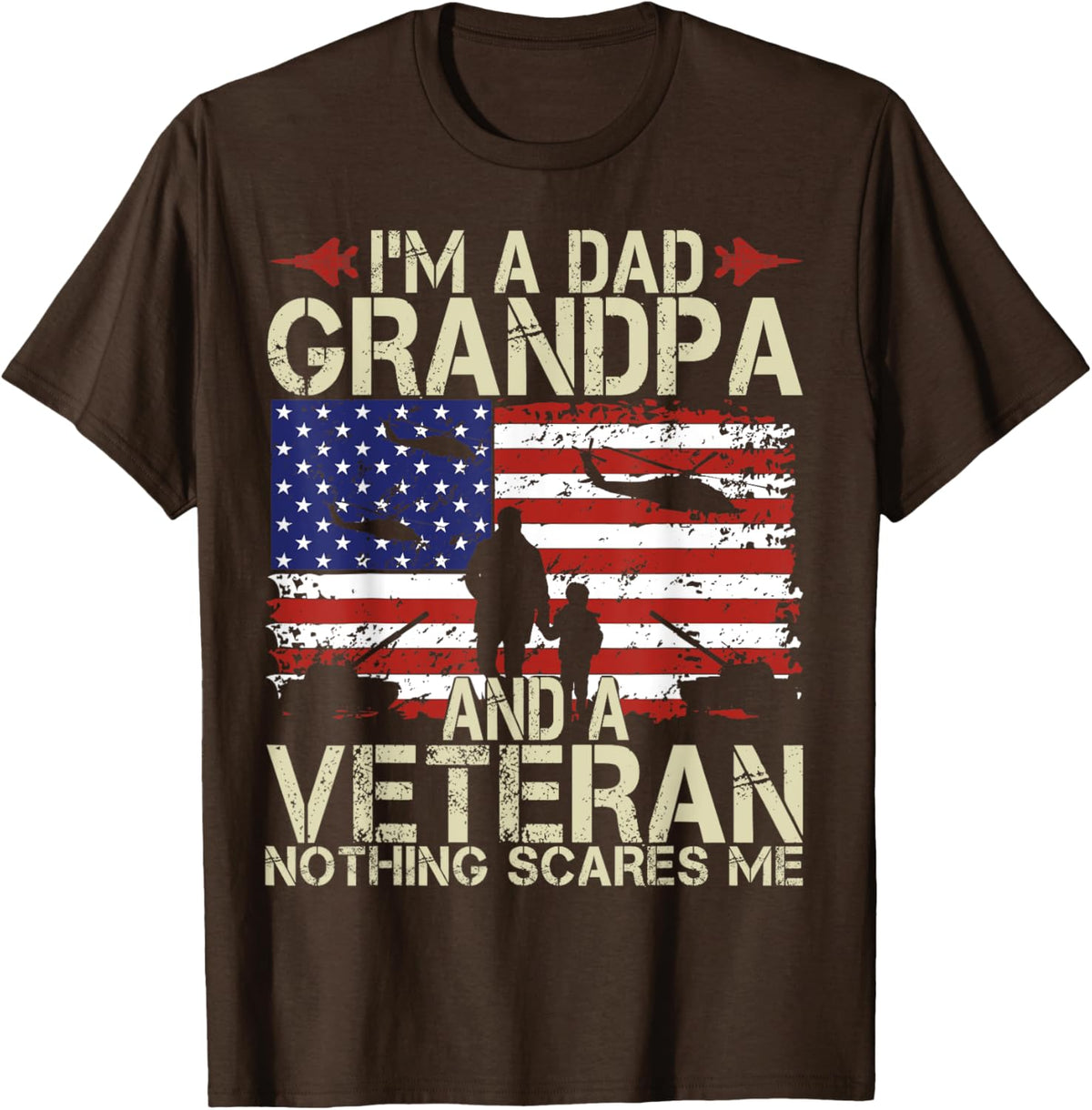 I'm A Dad Grandpa And Veteran Fathers Day Papa Grandpa Gifts