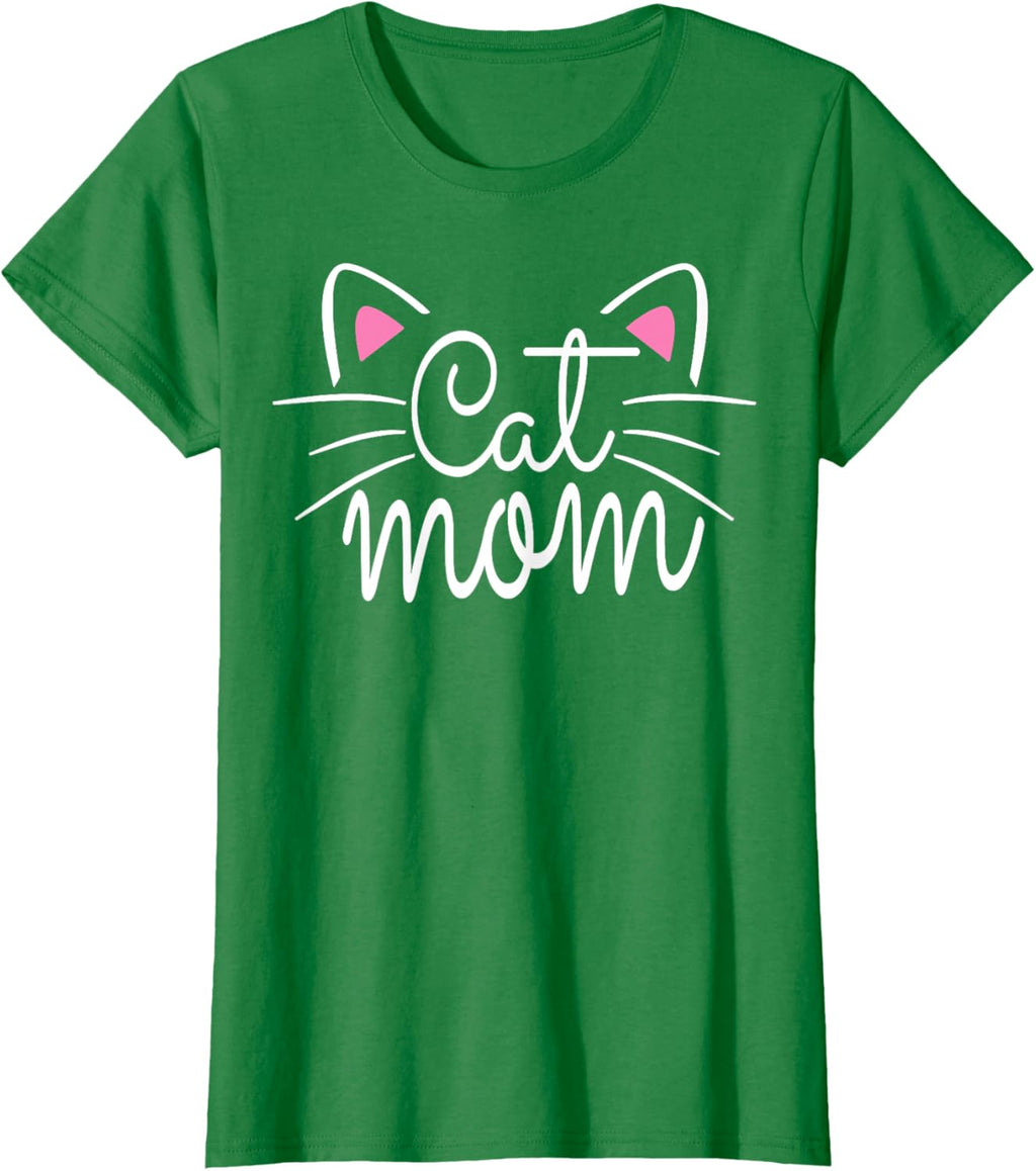 Cat Mom Happy Mothers Day For Cat Lovers Family Matching Mother Shirt