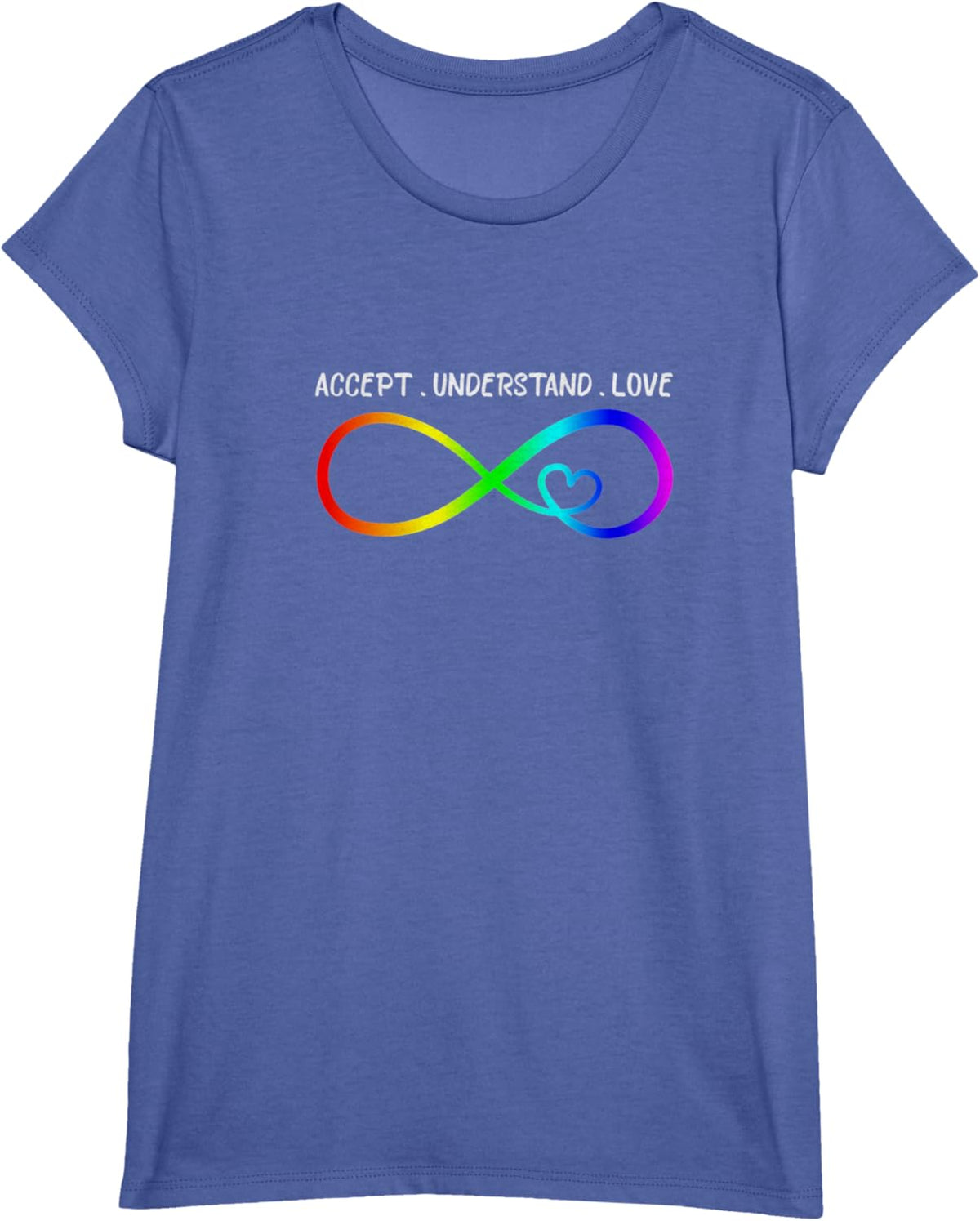 Accept Understand Love Heart Infinity Autism Awareness