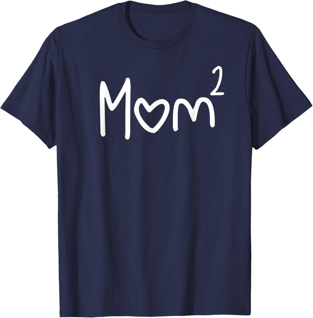 Mom Of Two Kid Mother Day Shirt Mom 2 Squared Mommy Shirt
