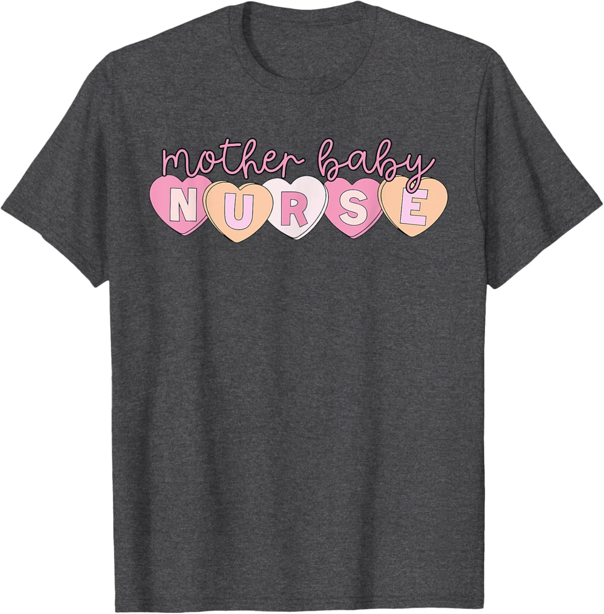 Mother Baby Nurse Hearts Valentine OBGYN Postpartum Nursing