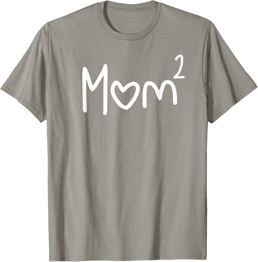 Mom Of Two Kid Mother Day Shirt Mom 2 Squared Mommy Shirt