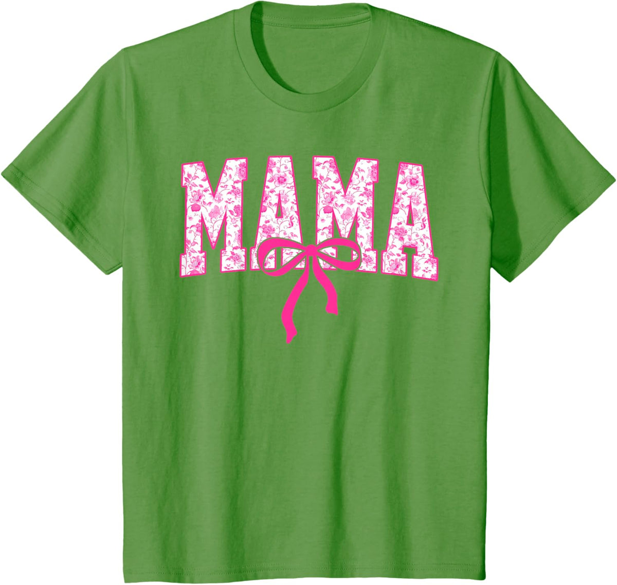 Coquette Pink Chinoiserie Mama Floral Bow Mom Mothers Day