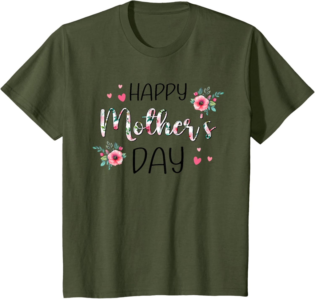 Happy Mothers Day Shirts for Women, Mom Tshirt Grandma Gift Mother Shirt