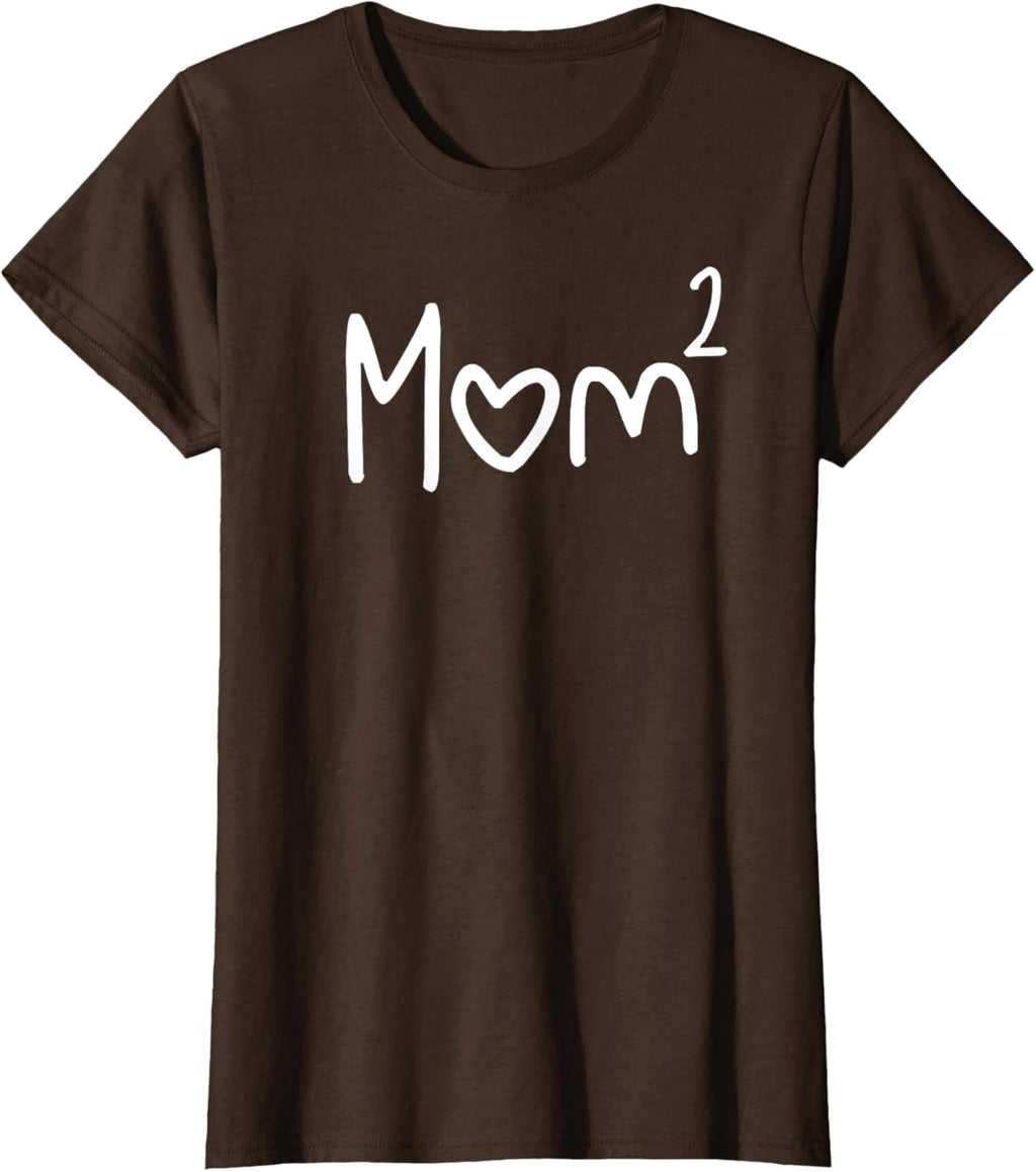 Mom Of Two Kid Mother Day Shirt Mom 2 Squared Mommy Shirt