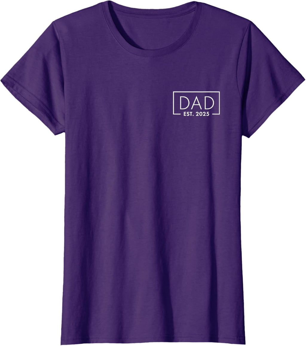 Birth Gift Co. Funny 1st Time Dad EST 2025 New Dad New First Fathers Day