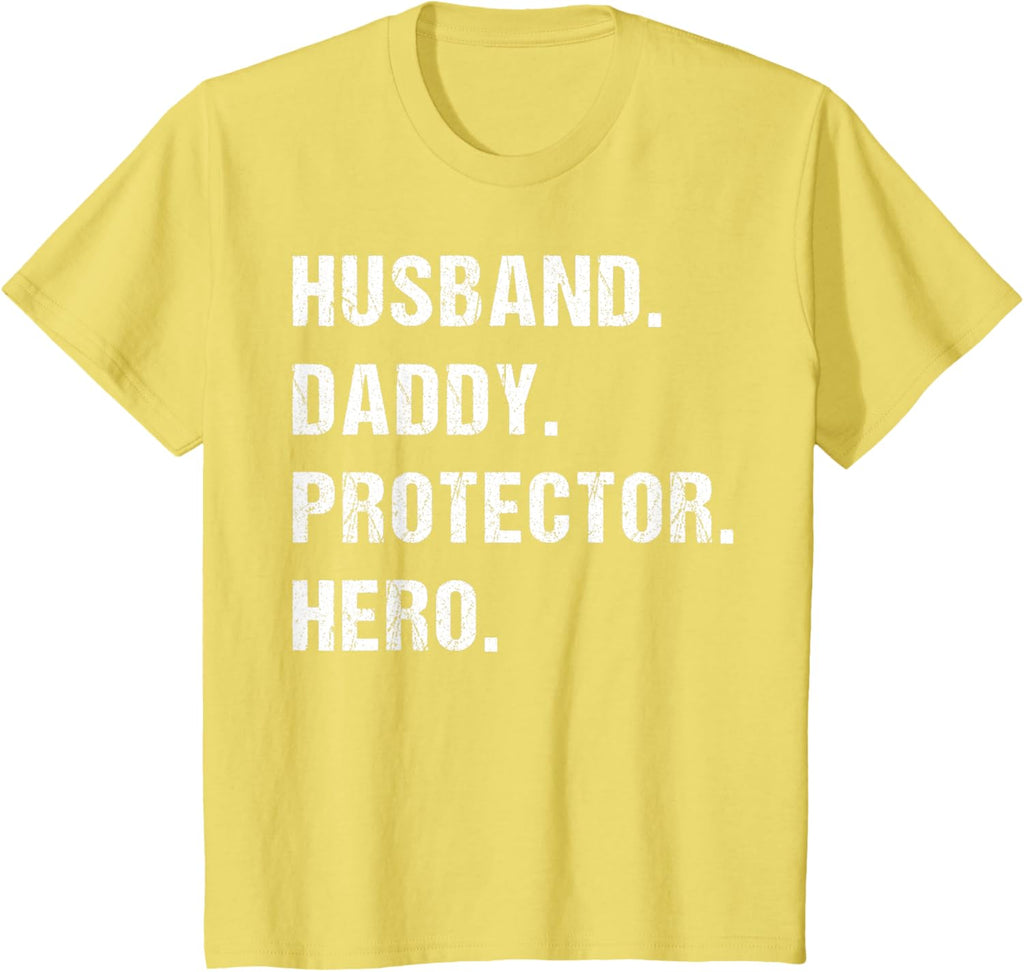 Husband Daddy Protector Hero Fathers Day Gift For Dad Wife