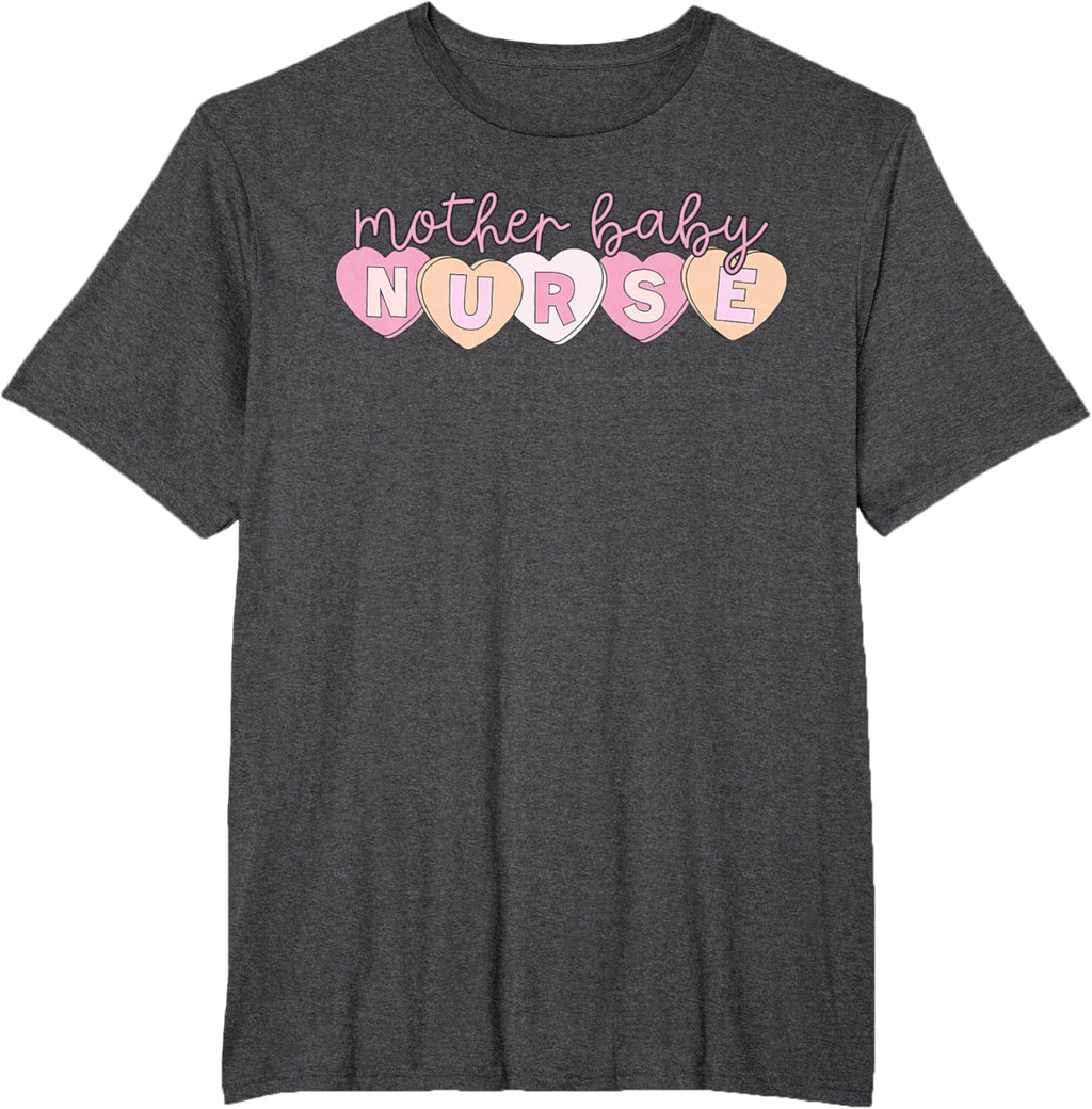 Mother Baby Nurse Hearts Valentine OBGYN Postpartum Nursing